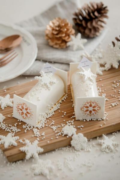 迷你版White Christmas Log Cake(HK$52) 迷你版White Christmas Log Cake(HK$52)
